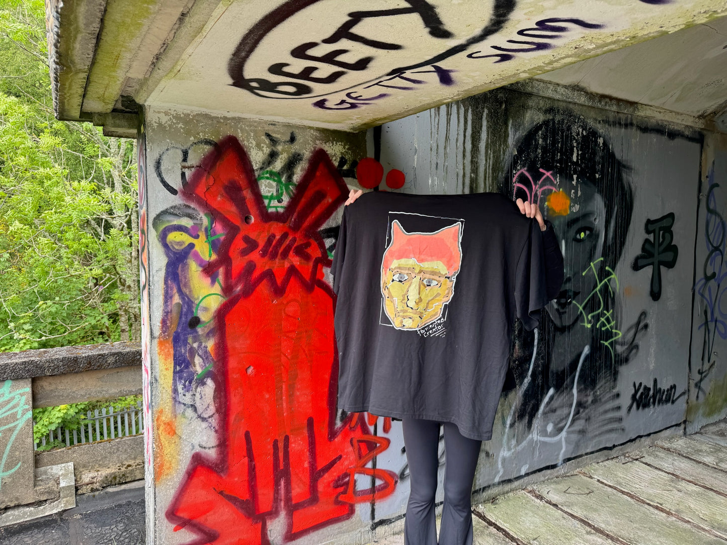 In Your Face-The Nugent Oversized Drop Shoulder Tee